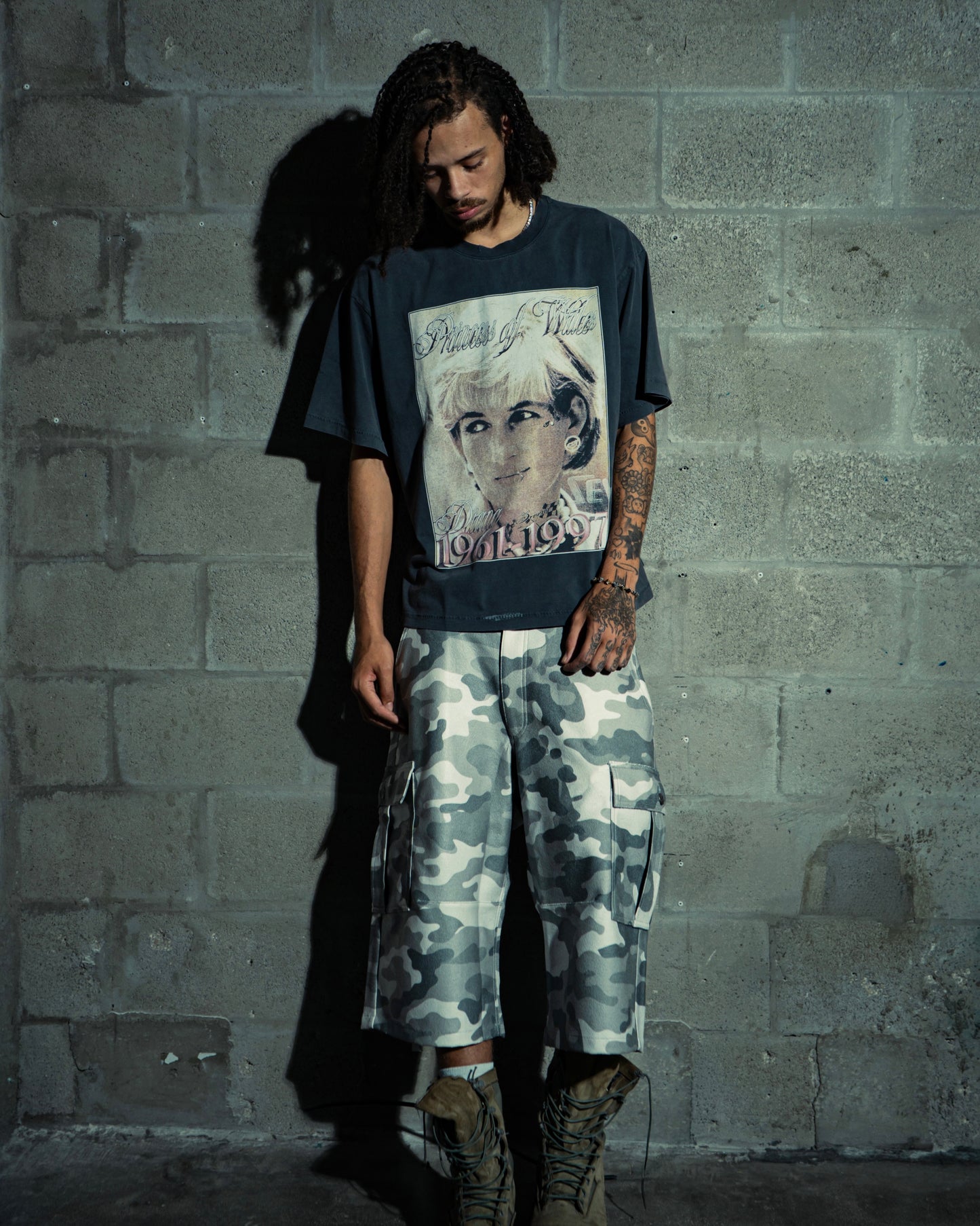 Camo Short Grey